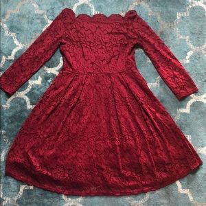 👗 Miusol Red Lace Dress size XL